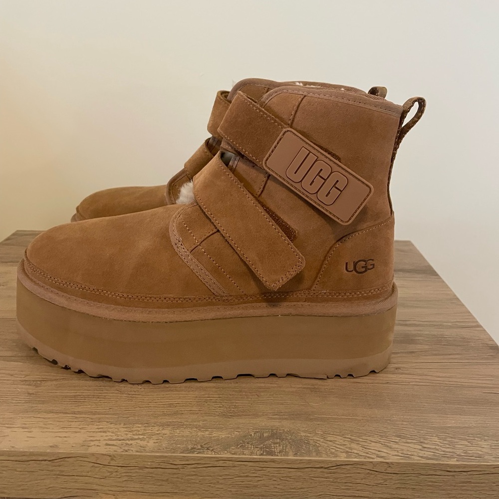 UGG Women's Brown Platform Winter Boots